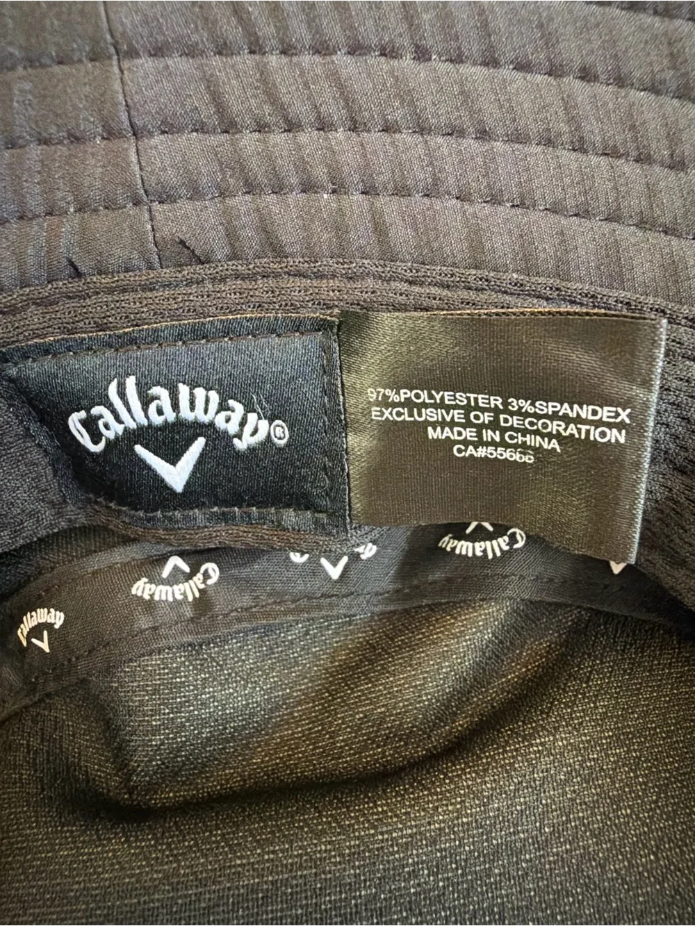 Callaway Black Bucket Hat